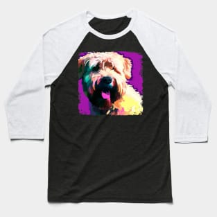 Soft Coated Wheaten Terrier Pop Art - Dog Lover Gifts Baseball T-Shirt